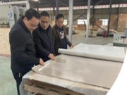 六安市经信局领导莅临中绿环指导工作
