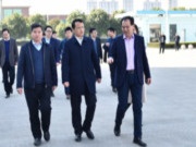 共青团江苏省委书记王伟一行莅临福庆板材参观指导