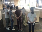 莫干山板材抚州经销商团队参观总部工厂，见证品质诞生