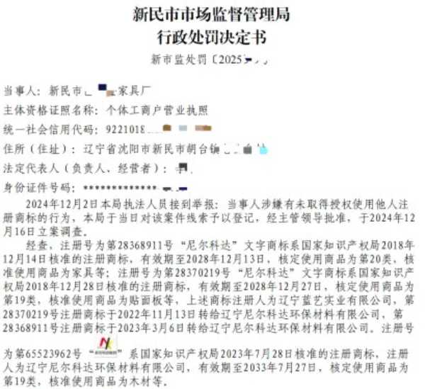 重拳出击，净化市场！尼尔科达严厉打击商标侵权行为，维护合法权益！