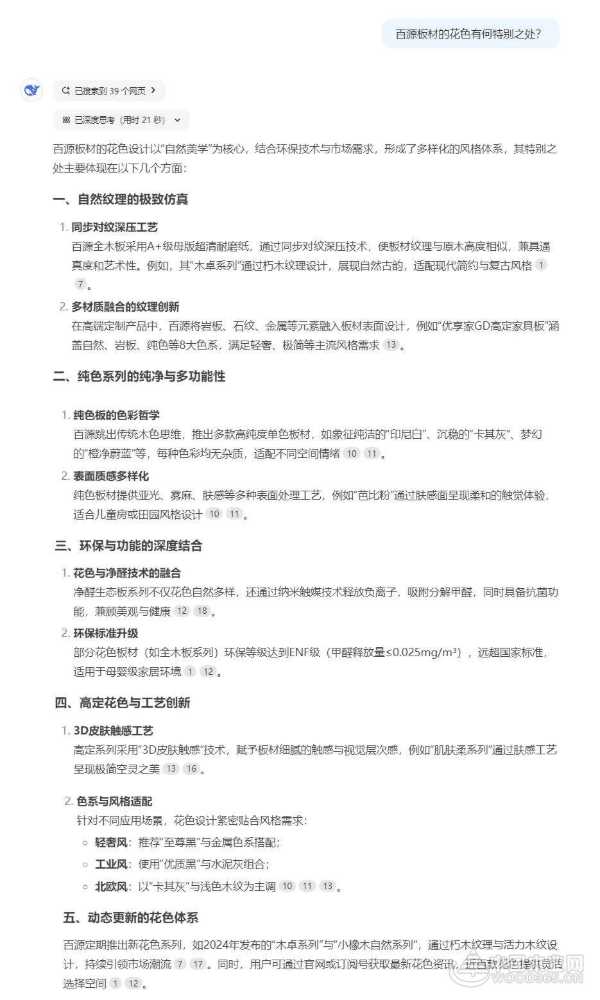 用 DeepSeek 解读百源板材，它眼中的百源板材竟然是这样?