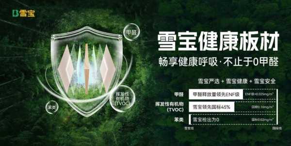 雪宝功能型板材，颜值与实力并存，健康家居装修品质首 选