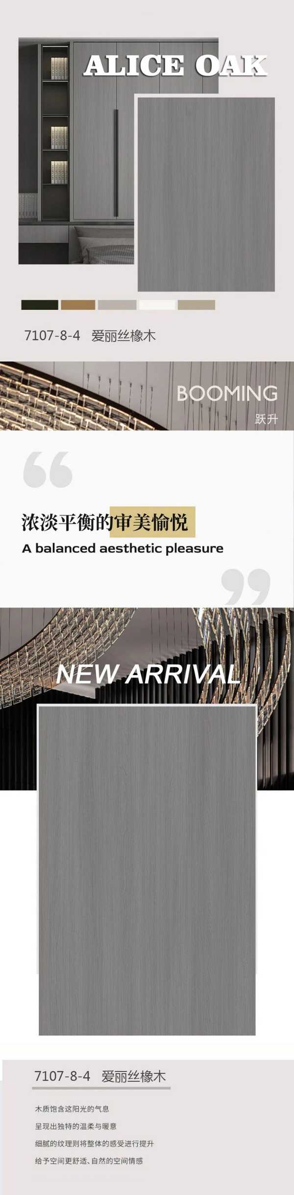 天德美亿佳2023新品花色：爱丽丝橡木