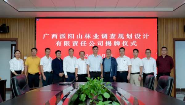 广西派阳山林业调查规划设计有限责任公司揭牌成立