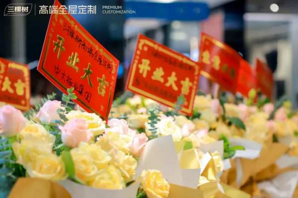 三棵树首家高端全屋定制直营门店盛大开业