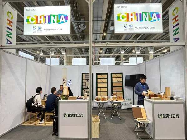 扬帆万里，福人竹香随武夷竹立方亮相巴黎建筑博览会（BATIMAT）