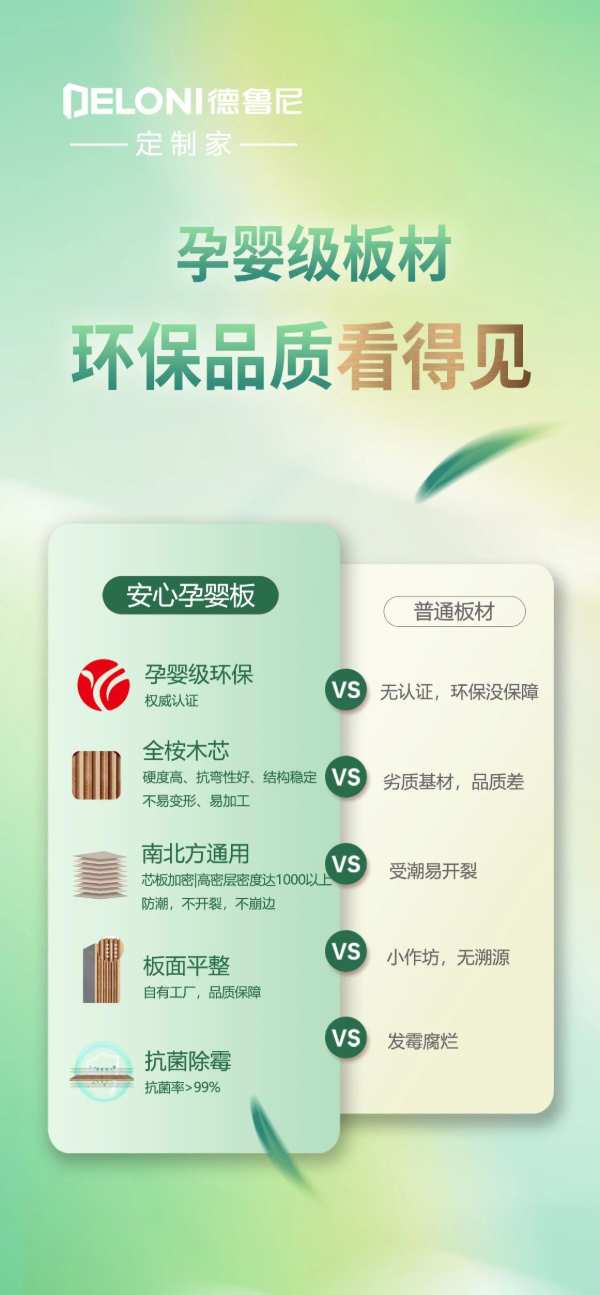 破除行业内卷丨德鲁尼全线升级孕婴板，守护每一份绿色健康生活