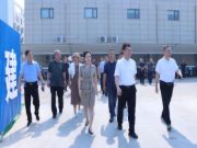 兰山区委常委、副区长李兆国一行莅临千山集团生产基地考察调研