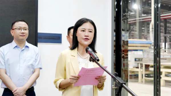广西德利年产约60万m³FOSB、OSB生产线项目首板下线
