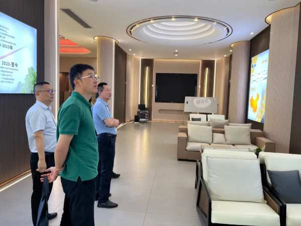 岳阳市林业局局长付冬蕾一行莅临福湘木业产业园调研交流