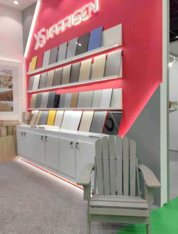 北新集团所属北新木业亮相2024迪拜木工机械及家具配件展