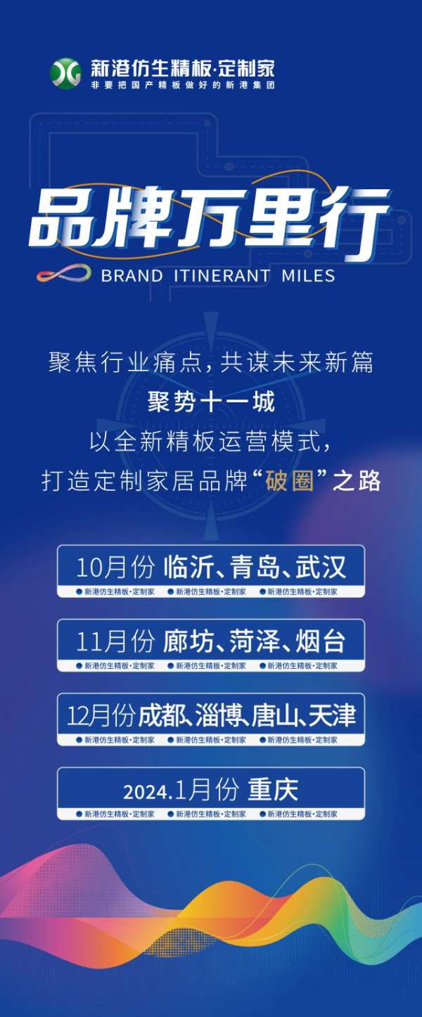 逆势破局 聚势启新丨2023年度新港仿生精板“品牌万里行”活动圆满收官！