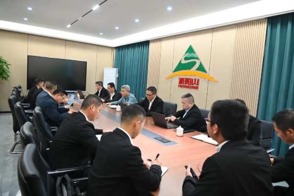 祥盛股份公司董事长庞赞松率队调研环江祥盛公司项目建设运营