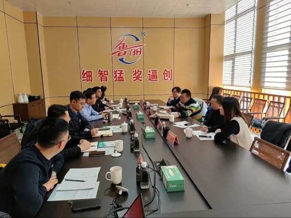 广州诗尼曼家居董事长辛福民一行莅临鲁丽木业参观调研