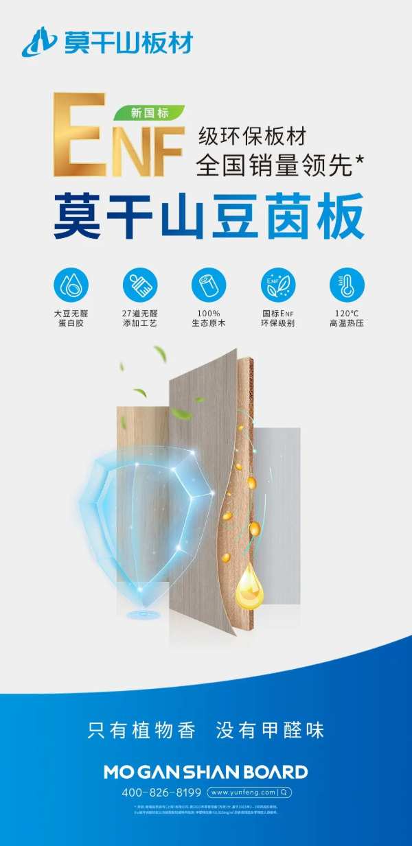 环保品质再升级，莫干山豆茵板引领ENF级环保潮流