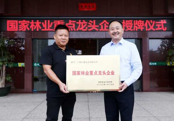 祝贺广西壮象木业有限公司获“国家林业重点龙头企业”殊荣