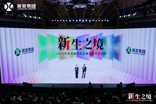 新港仿生精板和全新精板运营模式闪耀登场，视听空间秀彰显家居新风尚！