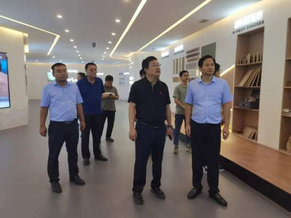 绿色万华I 中南林业科技大学材料科学与工程学院院长李新功一行莅临临沂公司参观考察