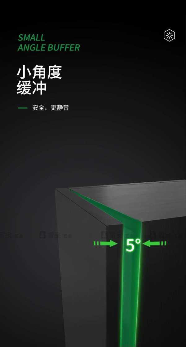 雪宝808A超级静音铰链，安全静音，保柜护门！轻柔无声，开合自如！