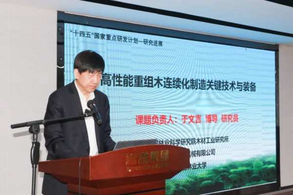 “十四五”国家重点研发计划“高性能木质复合材料先进制造与应用关键技术”课题推进会于新港集团顺利召开