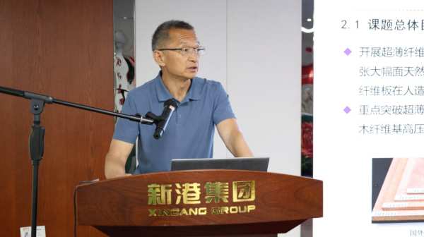 “十四五”国家重点研发计划“高性能木质复合材料先进制造与应用关键技术”课题推进会于新港集团顺利召开