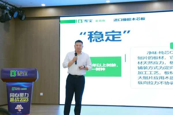 同心聚力·赢战2023；雪宝家具板株洲地区新品推荐会暨表彰大会圆满成功