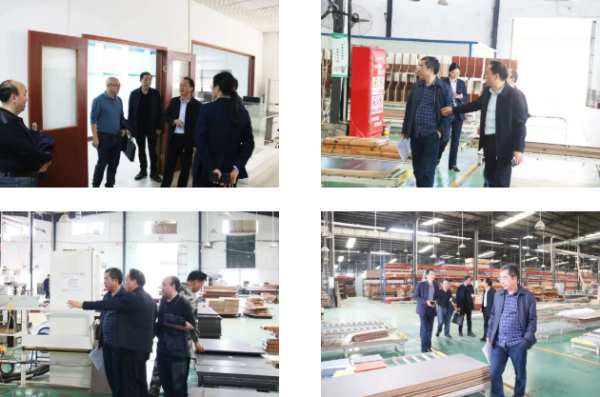湖南省林业厅及岳阳市林业局领导一行赴福湘木业参观调研