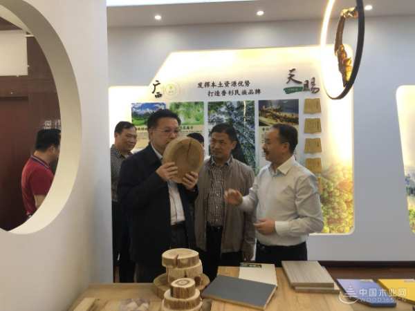 广西政协农业界别委员考察组一行莅临调研壮象木业