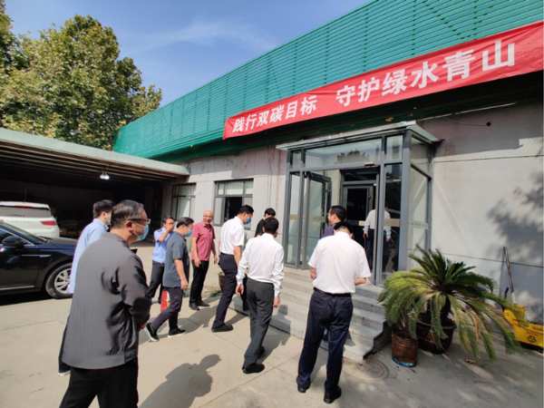 省市县三级领导到河北森通木业参观考察