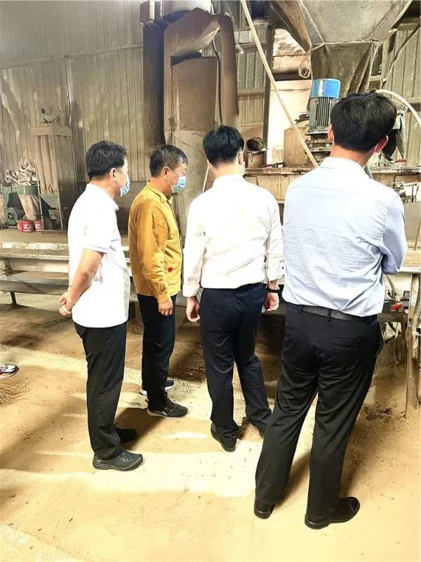 辽宁盘锦大洼区副区长王磊莅临芦花板材公司考察