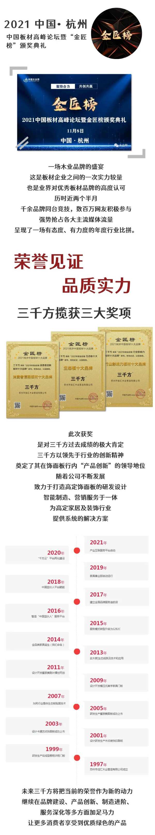 金匠榜榜单出炉，【三千方】揽获三项实力大奖！