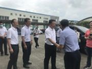 柳州市委副书记一行莅临板材十大品牌壮象考察指导