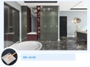 这款镶嵌暗拉手，竟是平板柜门的“养颜”之道
