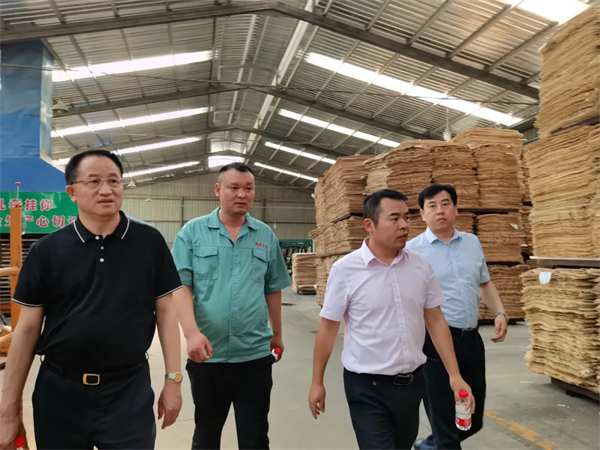 热烈欢迎中国木材保护工业协会会长刘能文一行莅临福庆参观考察指导