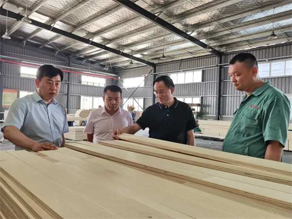 热烈欢迎中国木材保护工业协会会长刘能文一行莅临福庆参观考察指导