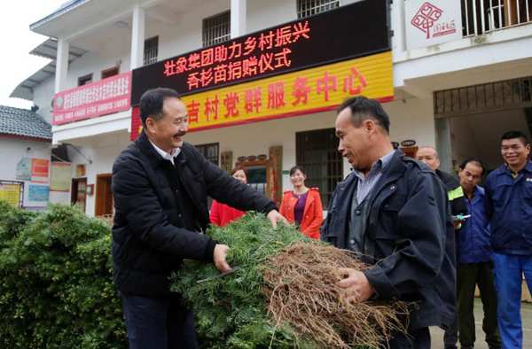 十大生态板壮象捐赠树苗助力乡村振兴！