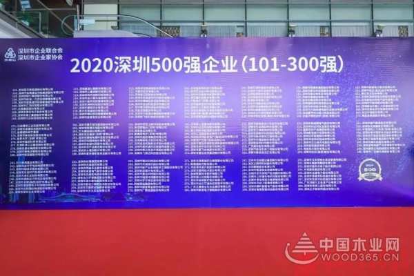 喜讯丨伟胜木业荣登“2020深圳500强企业”榜单