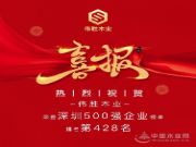 喜讯丨伟胜木业荣登“2020深圳500强企业”榜单