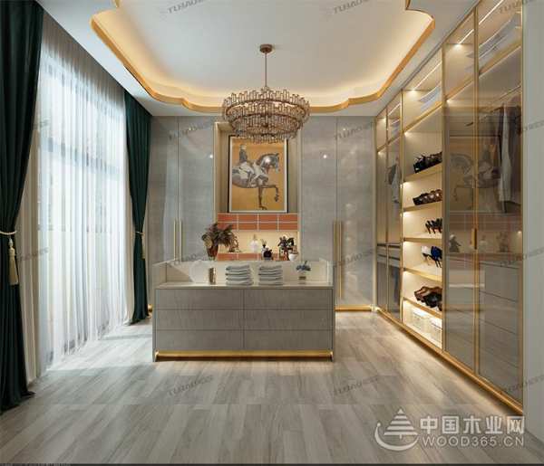兔宝宝全屋定制整体衣柜鎏金系列