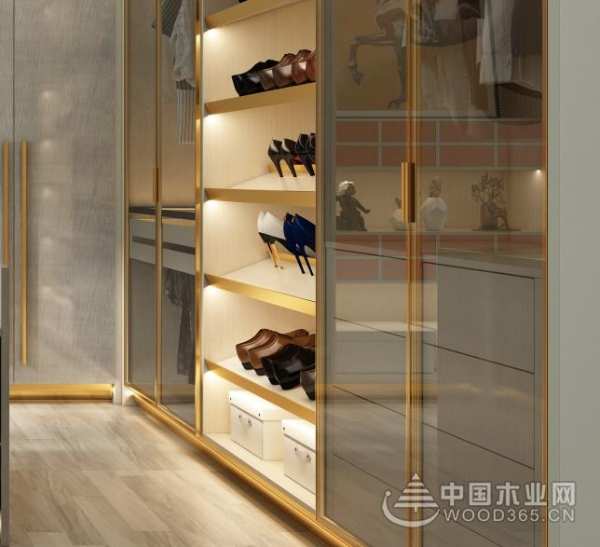 兔宝宝全屋定制整体衣柜鎏金系列