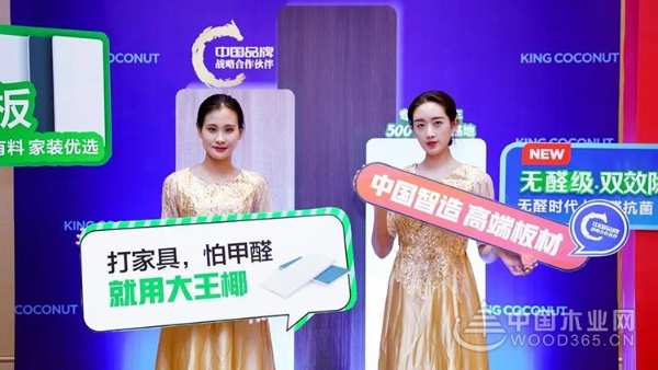 国品力量 | 热烈祝贺大王椰板材成为“中国品牌战略合作伙伴”！