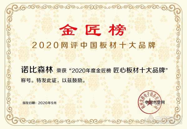 实力“亮剑” 诺比森林斩获四项金匠榜重量级大奖