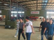 鹿寨县委领导一行莅临桥牌木业调研鹿寨生产基地进程等工作