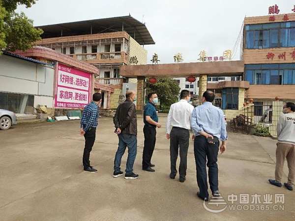 柳城县委副书记、县人民政府代县长阳天一行深入鹏森缘集团调研