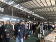 “一带一路”国家林业产能合作官员前来兔宝宝木门参观考察