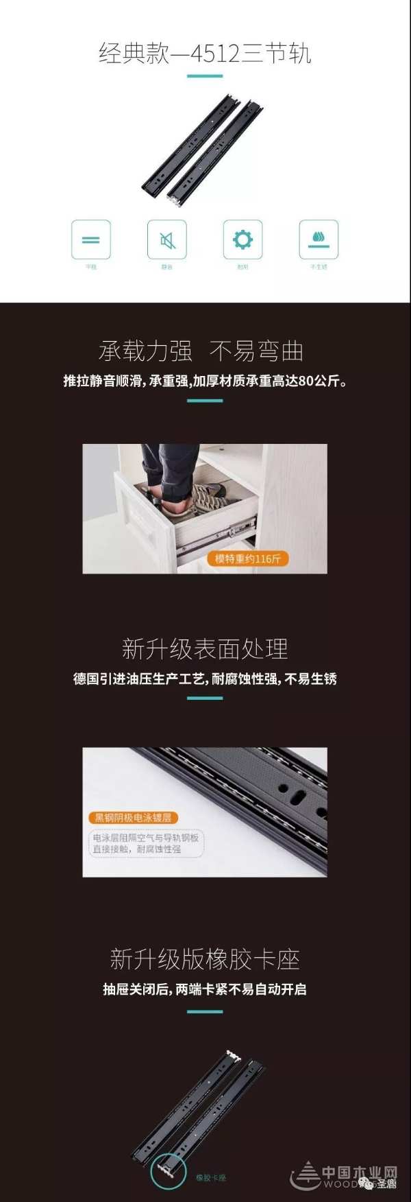 【圣鹿导轨】升级液压阻尼器，超静音更稳定更轻柔！