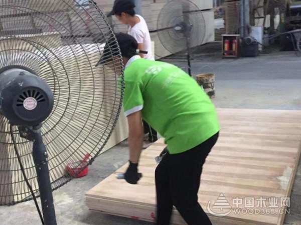 战酷暑斗高温 鹏森缘力保各市场板材供应