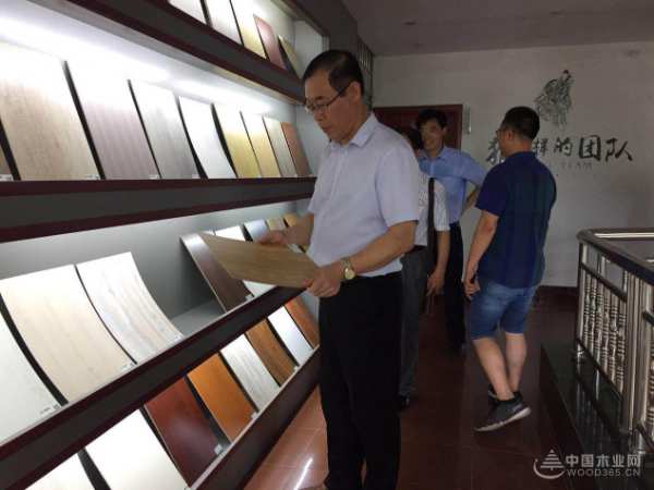 广西林业产业行业协会秘书长黄永平一行莅临鹏森缘参观考察