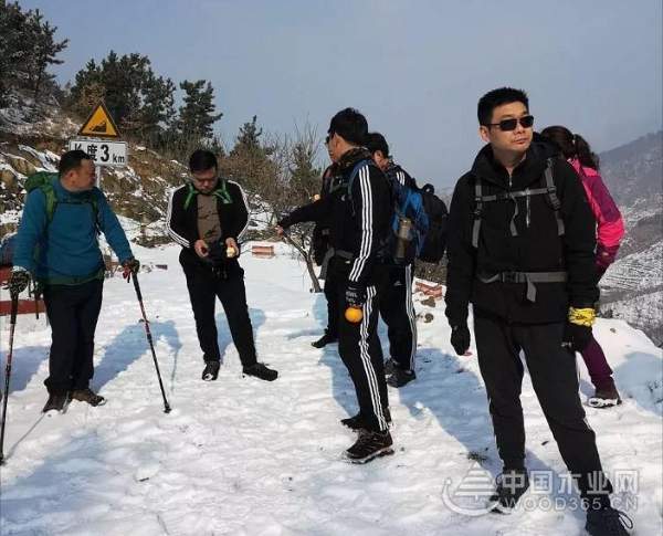 全员蒙山活动——2019群豪木业业务部团建