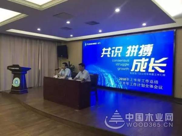 “共识、拼搏、成长”兔宝宝门业公司半年度会议圆满完成